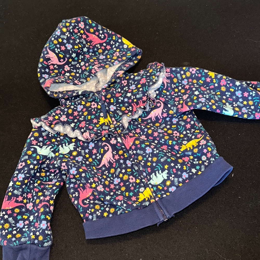 Little Me Dinosaur Zip Up Jacket